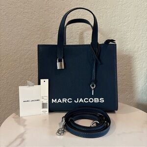 NWT Marc Jacobs Azure Blue Satchel Crossbody